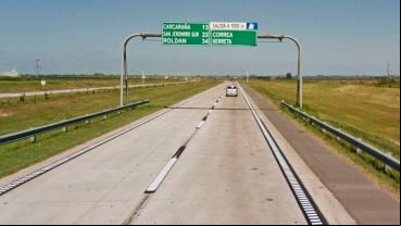 Los últimos kilómetros decentes, antes de llegar a Carcarañá.