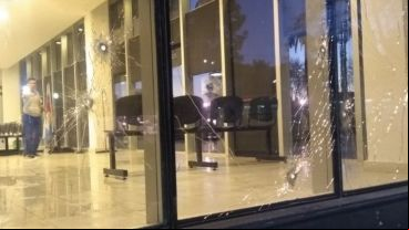 La audiencia se desarrolló en el Centro de Justicia Penal, uno de los edificios baleados.