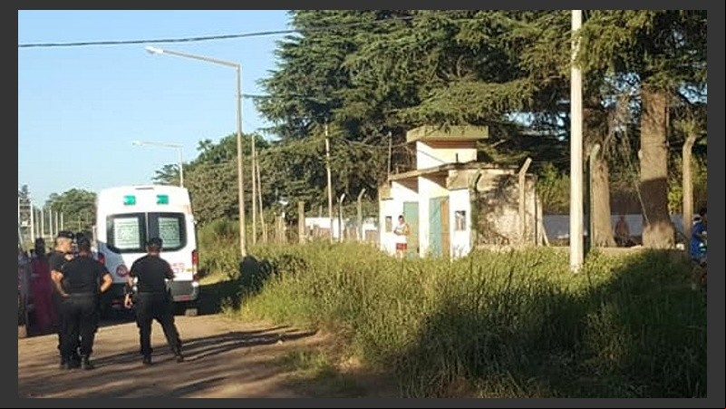 El predio de Venado Tuerto donde ocurrió la tragedia.