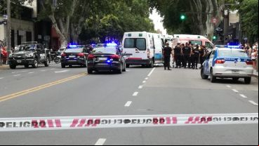 Por el choque y la persecución hubo un intenso despliegue policial.