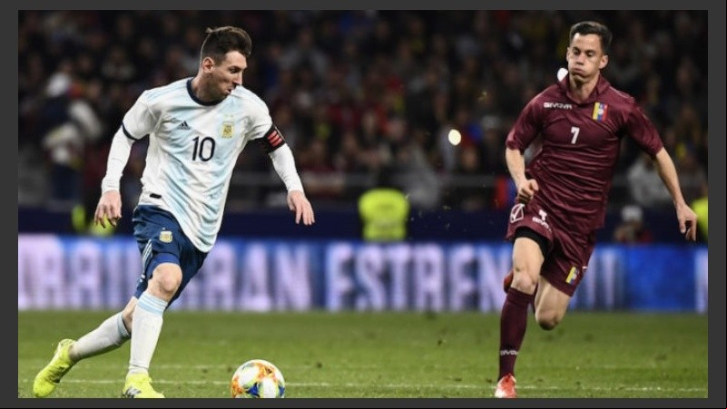 Messi jugó ante Venezuela y se ausentó contra Marruecos.
