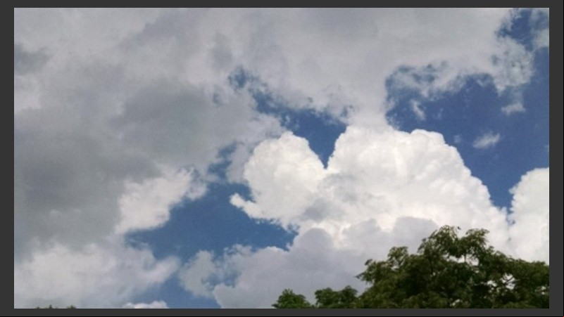 Un cielo muy variable durante el día.