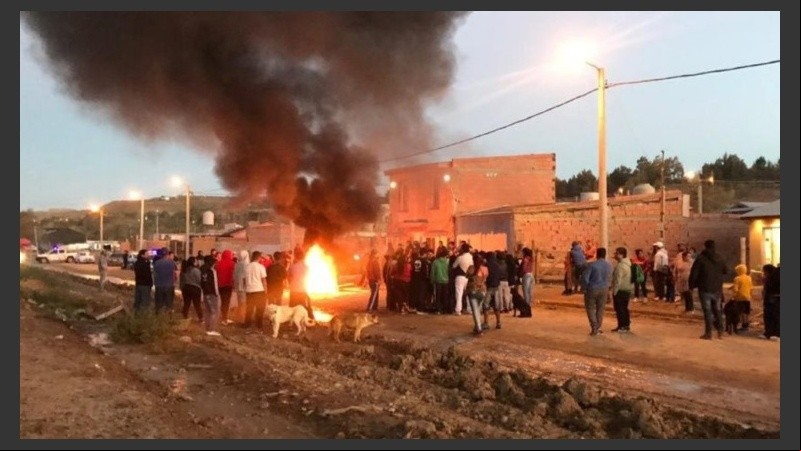 La pueblada fue en la zona conocida como Fracción 14.