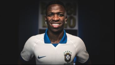 El juvenil estrella Vinicius fue el encargado de la presentación.