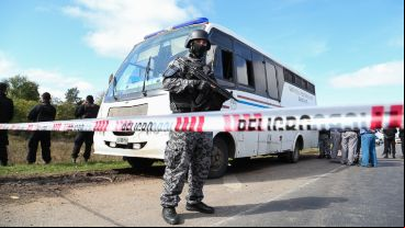 El ataque se produjo este miércoles al mediodía en el kilómetro 1,5 de la autopista.
