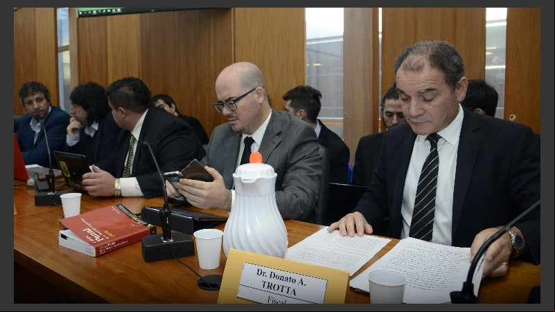 Trotta y Narvaja encabezaron la acusación en el juicio de Paula Perassi. 