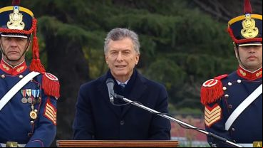 El presidente evitó hacer referencia directa al paro general.