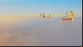 Una imagen celestial brinda hoy la ciudad.