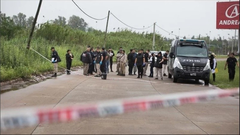 El cuerpo de Maldonado fue encontrado en Circunvalación y Oroño con varios disparos de arma de fuego.