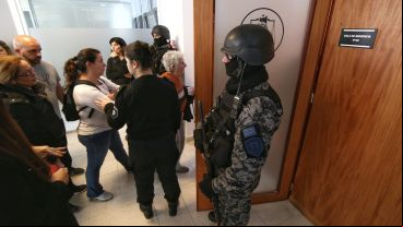 La audiencia imputativa contra la banda de Alvarado se realizó este viernes.