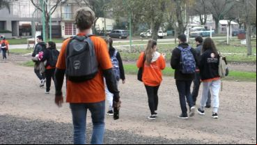 Además de las entrevistas se hicieron talleres en las escuelas.