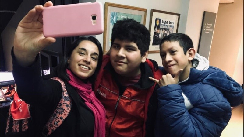 Pintó selfie en los ilo del canal. 