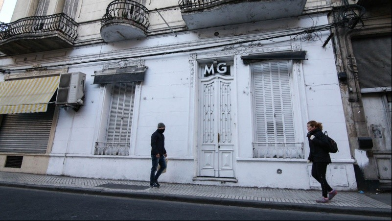 El inmueble en que se cometió el crimen el 4 de julio pasado. 
