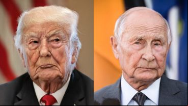 Trump y Putin, con el filtro de la popular FaceApp.