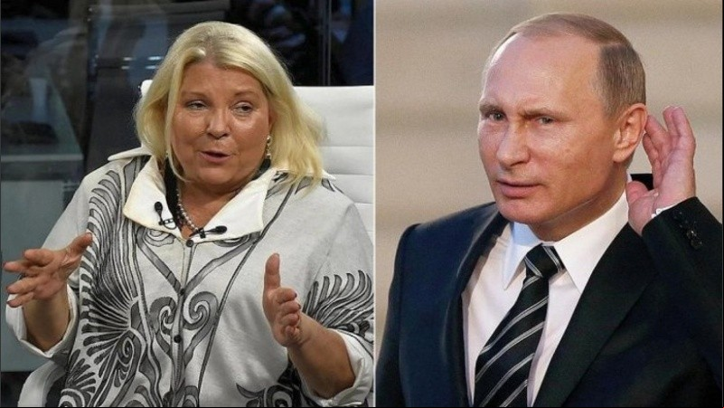 Las réplicas del gobierno ruso a los dichos de Carrió no tardaron en llegar. 