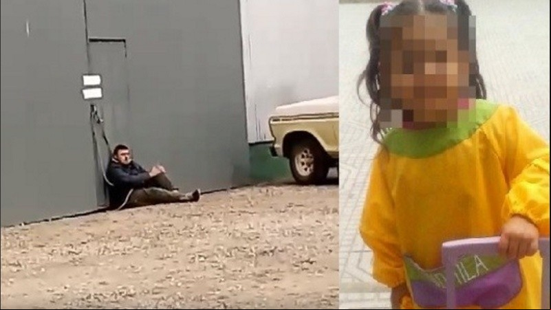 Ludmila empezó este año el jardín. Su padre se encandenó al galpón.