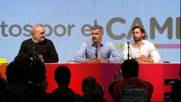 Marcos Peña dio una conferencia de prensa después de las 19.