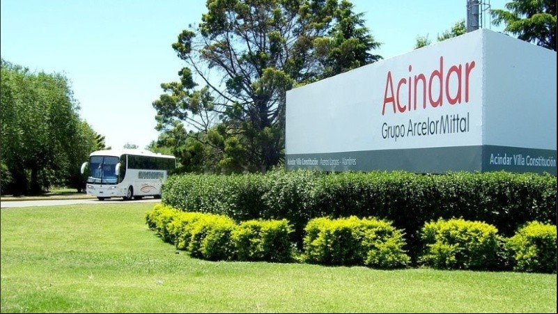 La planta de Acindar en Villa Constitución. 