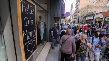 La calle San Luis es una de las arterias que adhieren al acuerdo de abrir el viernes y sábado previos al Día de la Madre.