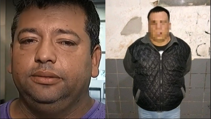 El hermano del policía fallecido y el detenido por el hecho.