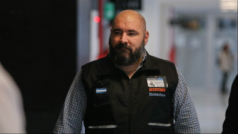Gustavo Adda, director municipal de Tránsito, este martes en el Centro de Justicia Penal.
