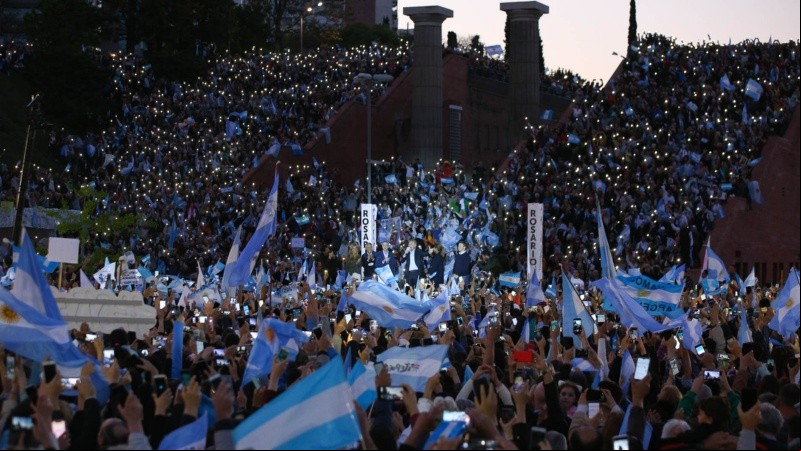 Una multitud en la marcha del 
