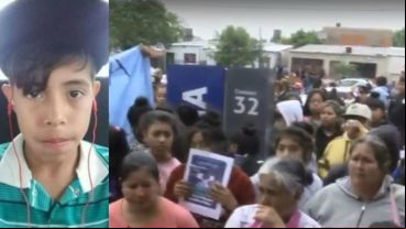 La manifestación frente a la comisaría 32ª para reclamar justicia por Brandon.