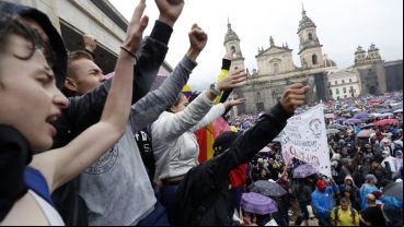 Por la tarde se registraron algunos choques entre manifestantes y la Policía.