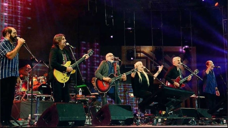 La Trova Rosarina en escena.