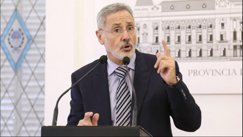 El ministro de Seguridad, Marcelo Sain. 