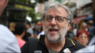 El secretario general de Amsafé, Gustavo Terés.
