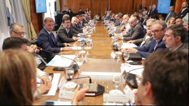 El ministro Meoni encabezó la reunión de este martes.