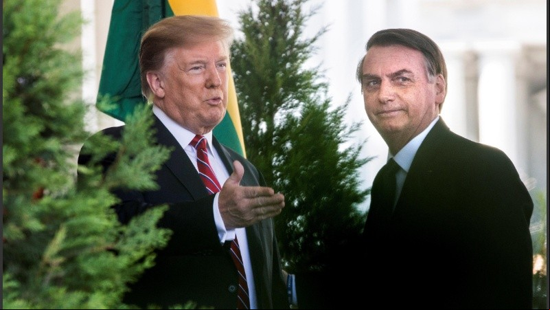 Se estrecha la relación Trump-Bolsonaro.