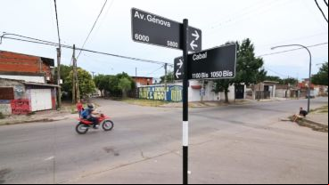 El lugar en el que ocurrió el triple crimen en Empalme Graneros.