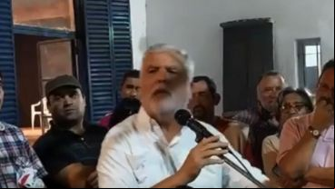 Julio De Vido, durante su participación en la peña kirchnerista Populismo K.