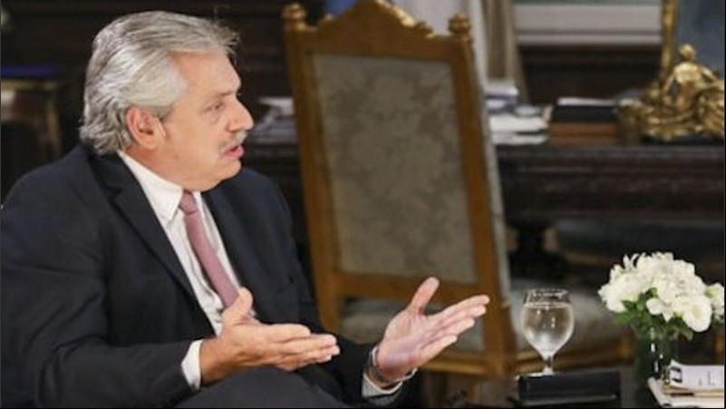 Alberto Fernández fue entrevistado por Viviana Canosa, por Canal 9. 