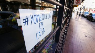 Comercios cerrados en este primer día de cuarentena obligatoria.