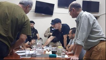 Sain durante las negociaciones para recuperar los pabellones.