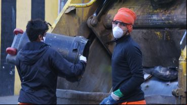 Primer día de obligatoriedad de uso de barbijos en Rosario.