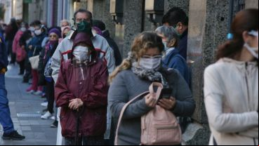 Primer día de obligatoriedad de uso de barbijos en Rosario.