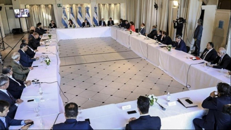La reunión de esta tarde en Olivos. 