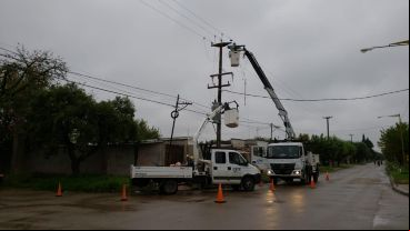 La lluvia trajo complicaciones en algunas zonas de la ciudad.