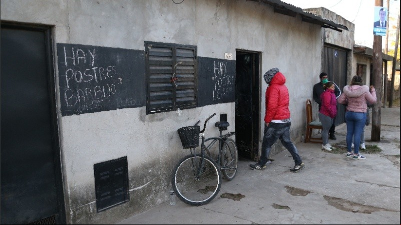 El lugar donde fue asesinado el hombre de 69 años. 