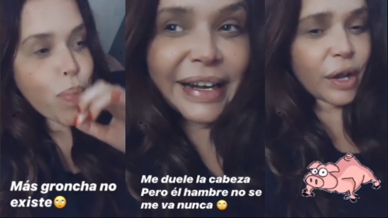 Nazarena Vélez ironizó los comentarios que recibió sobre su silueta. 