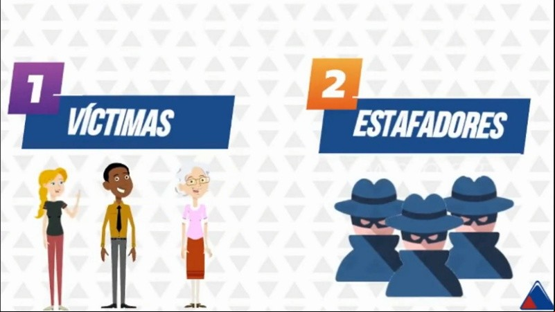 El video explicativo sobre las estafas telefónicas. 