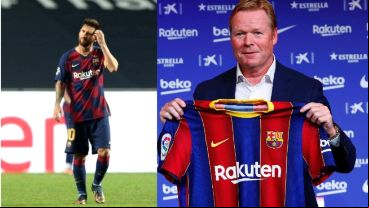 El holandés Koeman firmó un contrato de dos años y espera contar con Messi