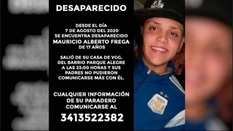 El joven recibió múltiples disparos de arma de fuego por la espalda.