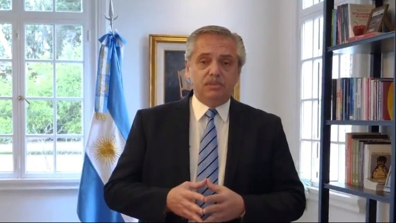 El mensaje grabado se hizo esperar y se conoció a las 20 de este viernes.