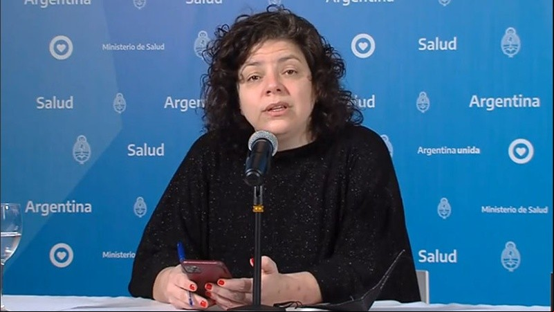 La secretaria de  a la Salud se mostró preocupada por la cantidad de provincias con casos crecientes