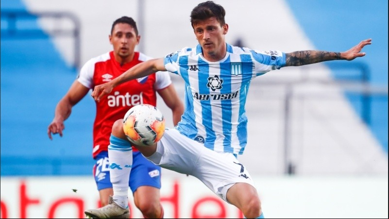 Racing buscará acabar en el primer puesto del grupo. Fertoli, una de sus cartas.